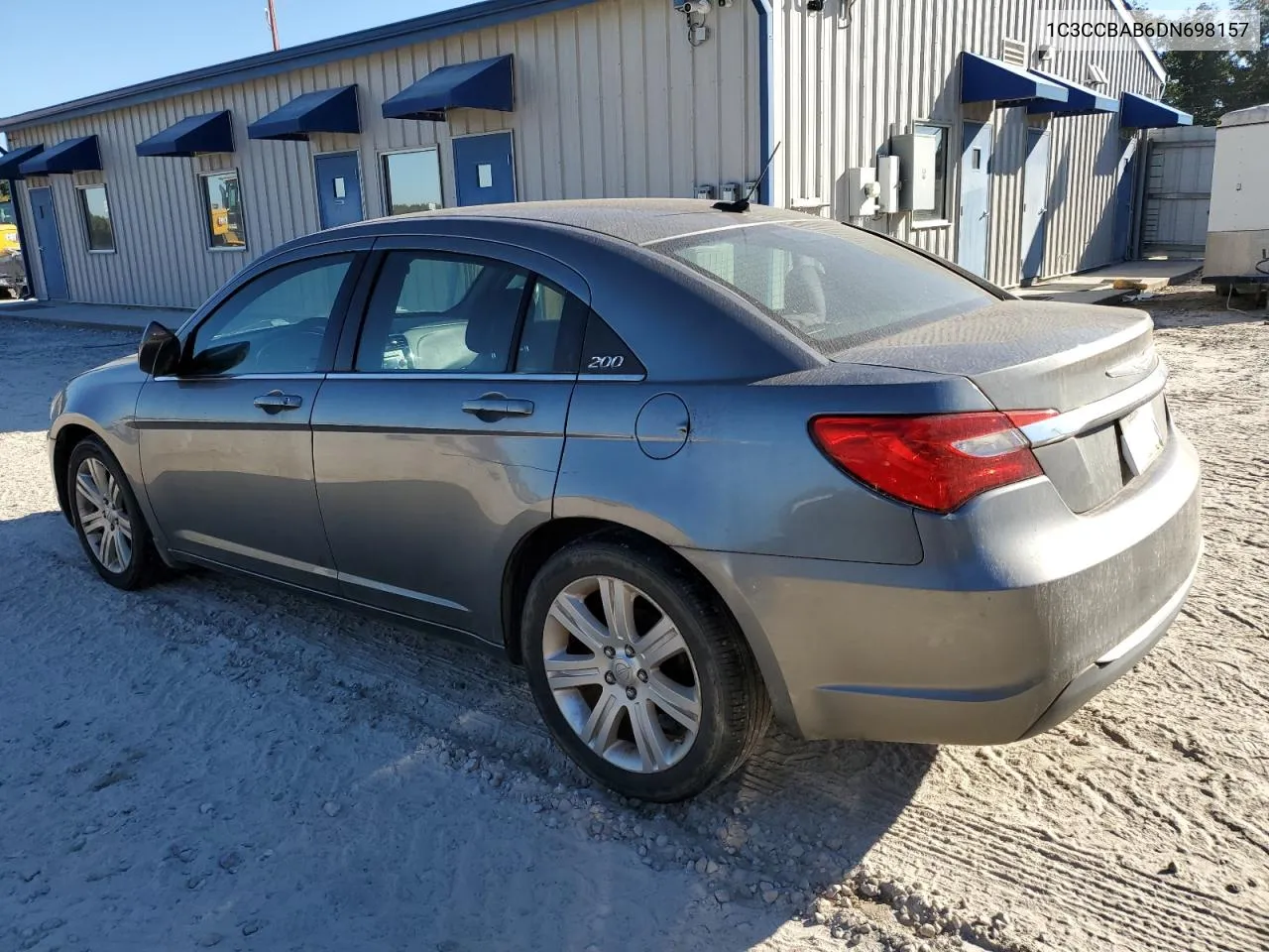 2013 Chrysler 200 Lx VIN: 1C3CCBAB6DN698157 Lot: 75991604