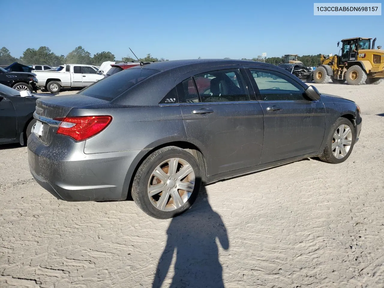 2013 Chrysler 200 Lx VIN: 1C3CCBAB6DN698157 Lot: 75991604