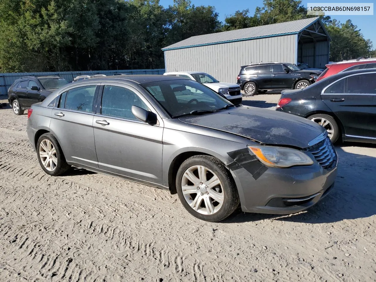 2013 Chrysler 200 Lx VIN: 1C3CCBAB6DN698157 Lot: 75991604