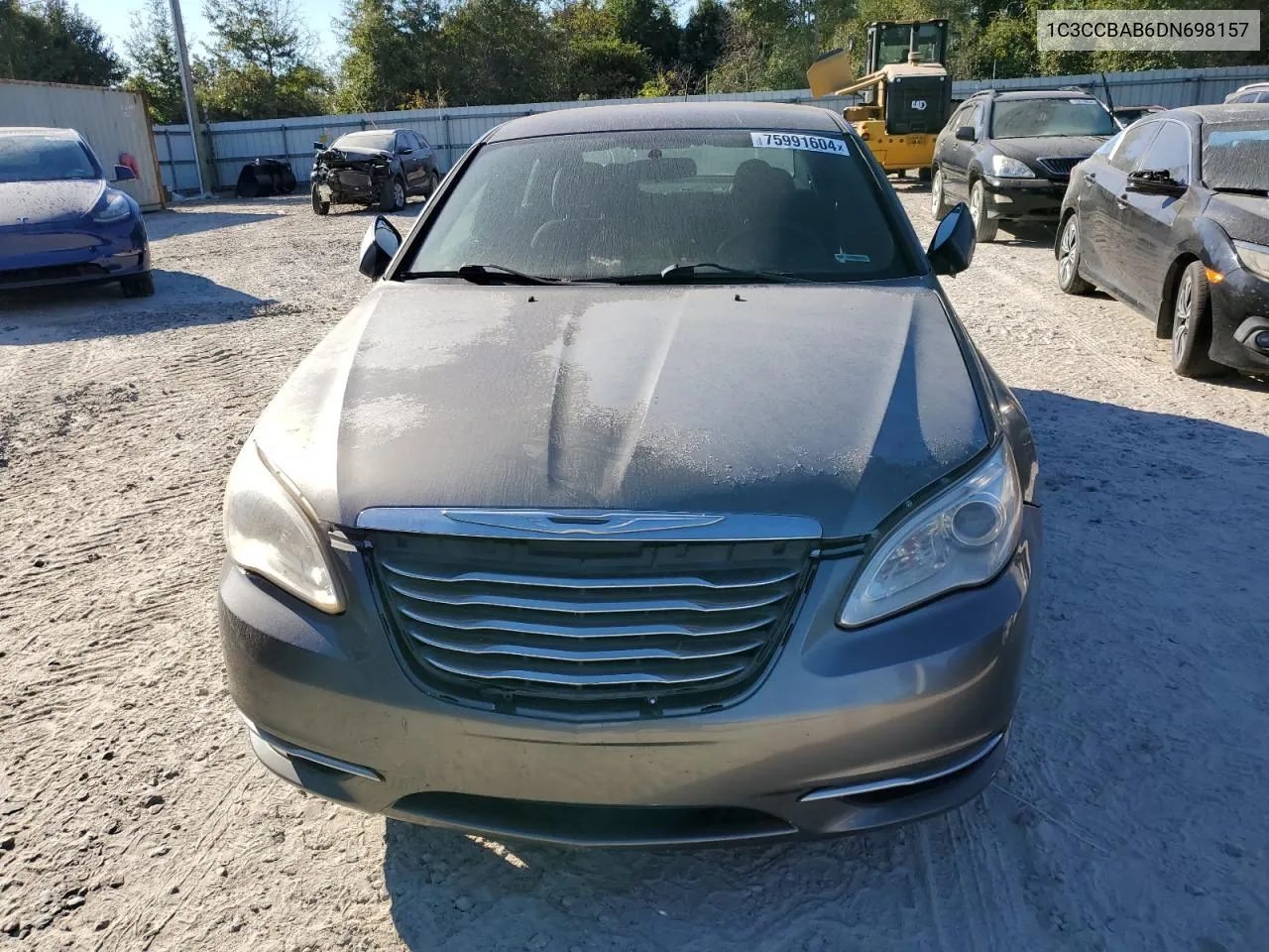 2013 Chrysler 200 Lx VIN: 1C3CCBAB6DN698157 Lot: 75991604