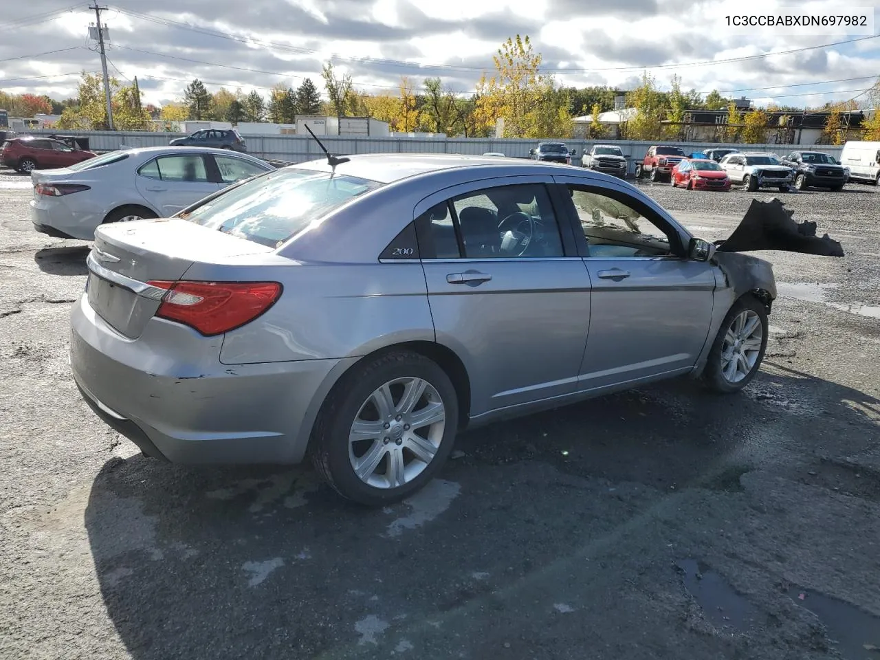 2013 Chrysler 200 Lx VIN: 1C3CCBABXDN697982 Lot: 76245944