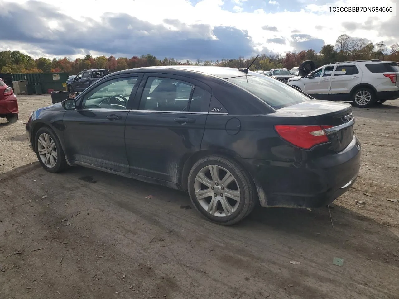 2013 Chrysler 200 Touring VIN: 1C3CCBBB7DN584666 Lot: 76332884