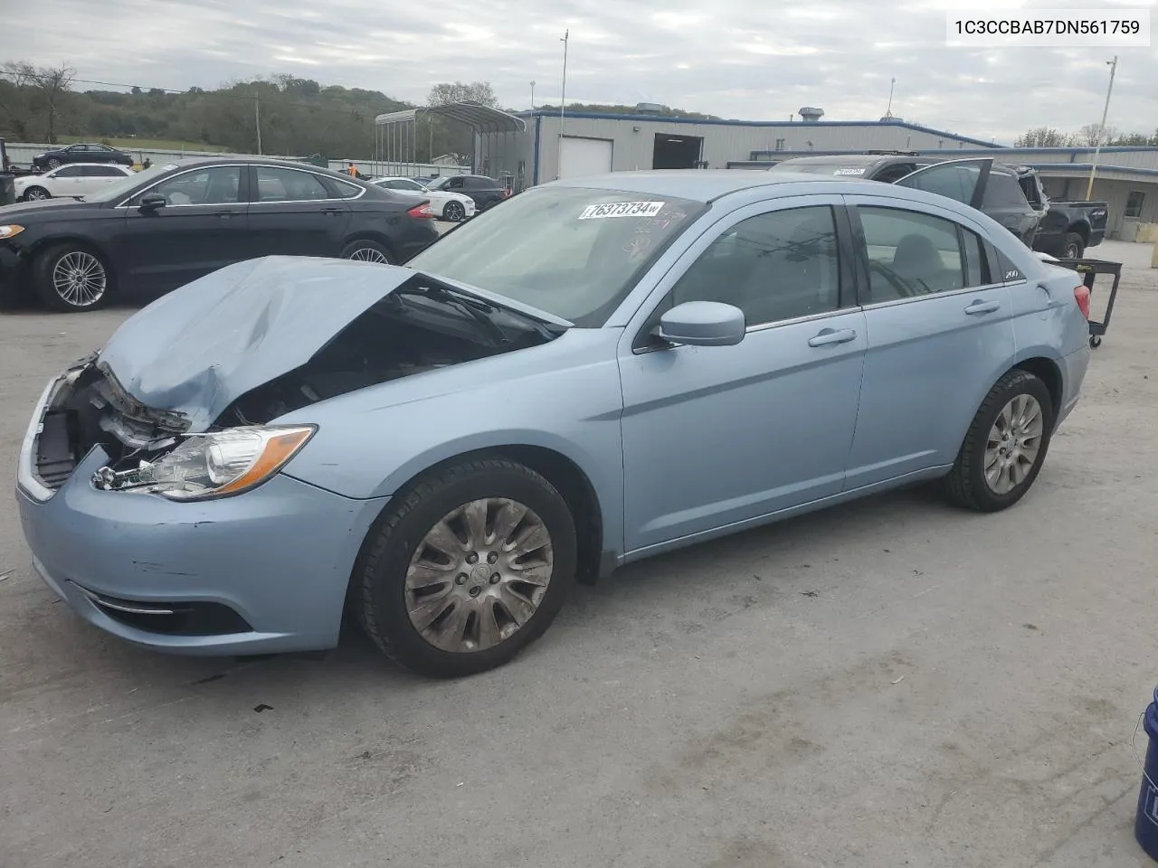 2013 Chrysler 200 Lx VIN: 1C3CCBAB7DN561759 Lot: 76373734