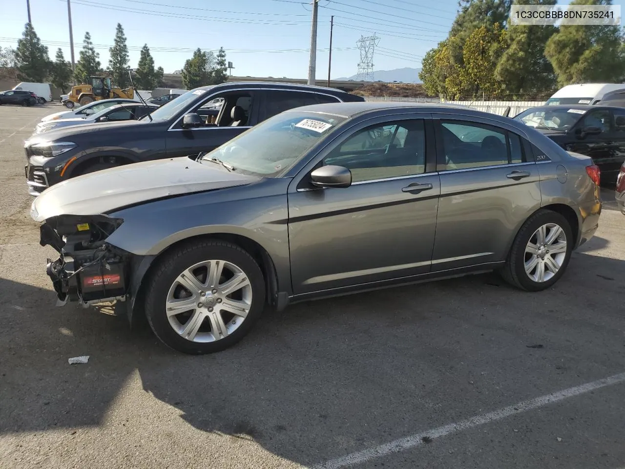 2013 Chrysler 200 Touring VIN: 1C3CCBBB8DN735241 Lot: 76755024