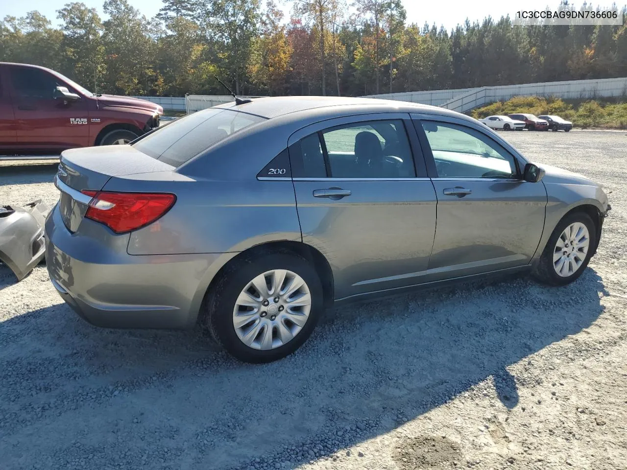 2013 Chrysler 200 Lx VIN: 1C3CCBAG9DN736606 Lot: 77436474