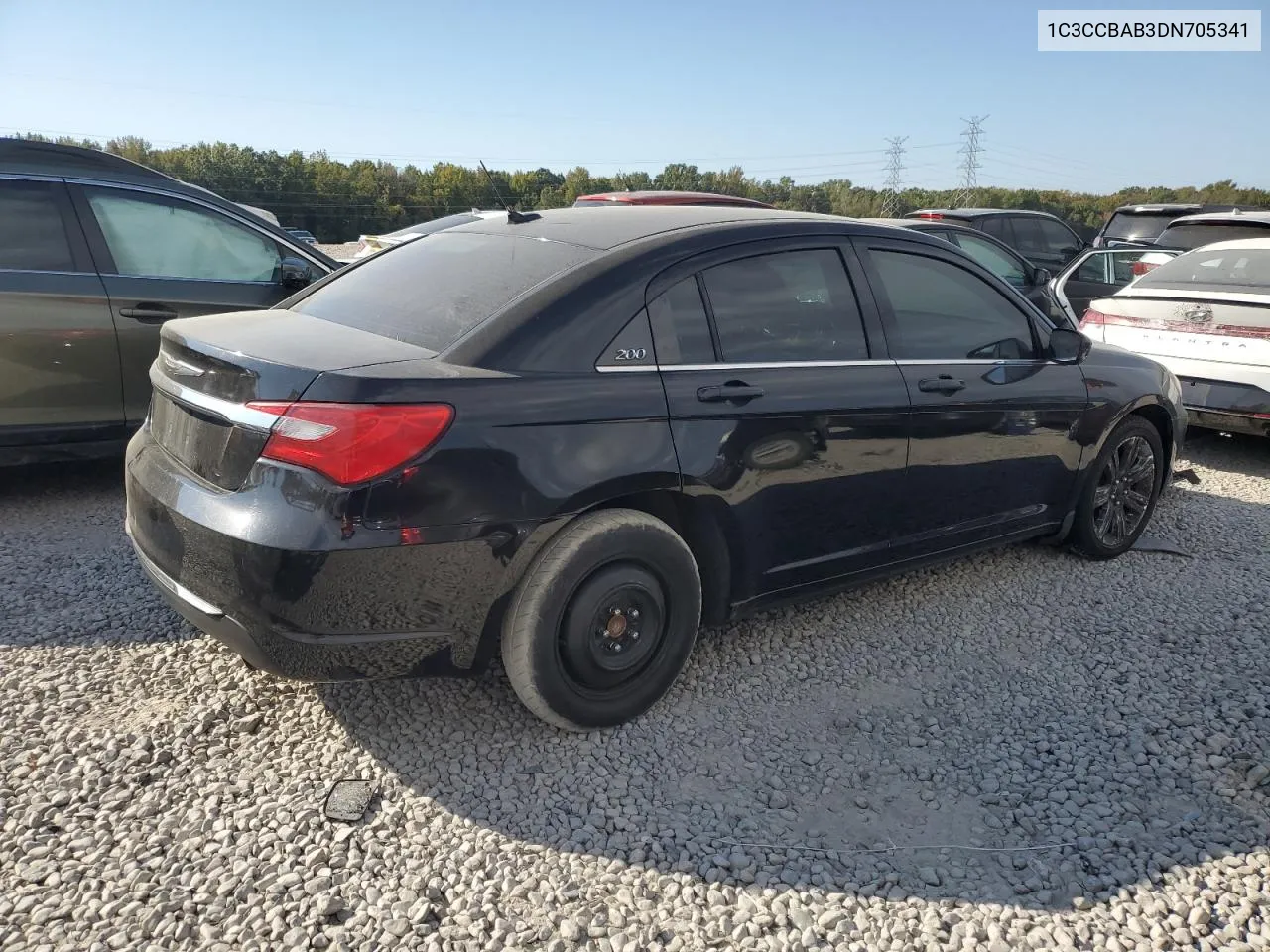 2013 Chrysler 200 Lx VIN: 1C3CCBAB3DN705341 Lot: 77465084