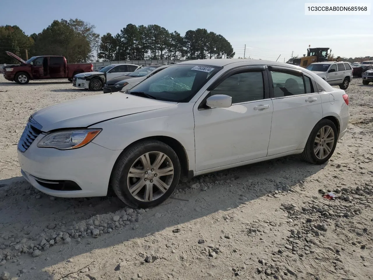 2013 Chrysler 200 Lx VIN: 1C3CCBAB0DN685968 Lot: 77935074