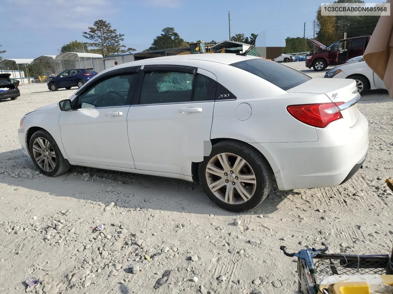 2013 Chrysler 200 Lx VIN: 1C3CCBAB0DN685968 Lot: 77935074