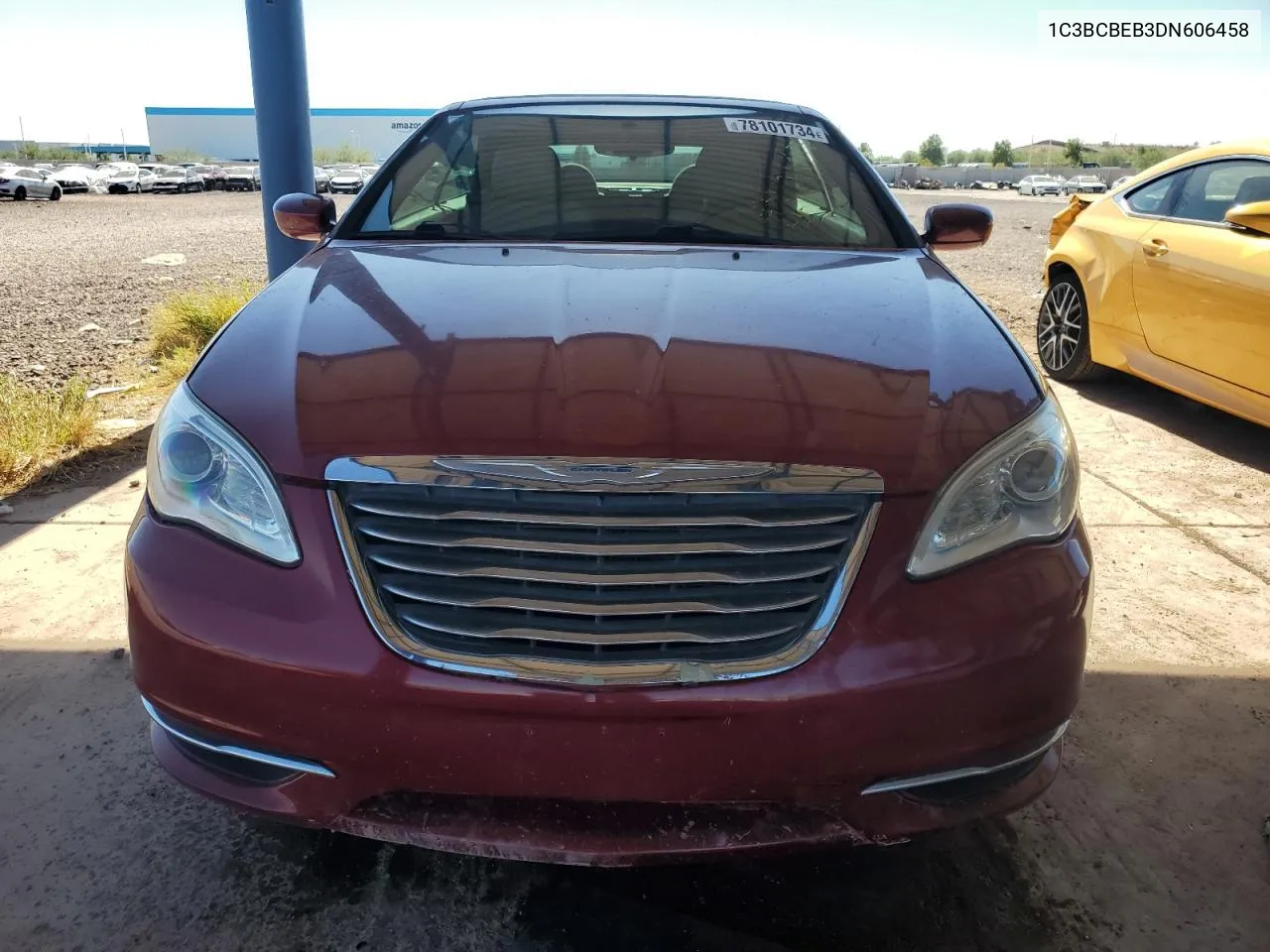 2013 Chrysler 200 Touring VIN: 1C3BCBEB3DN606458 Lot: 78101734