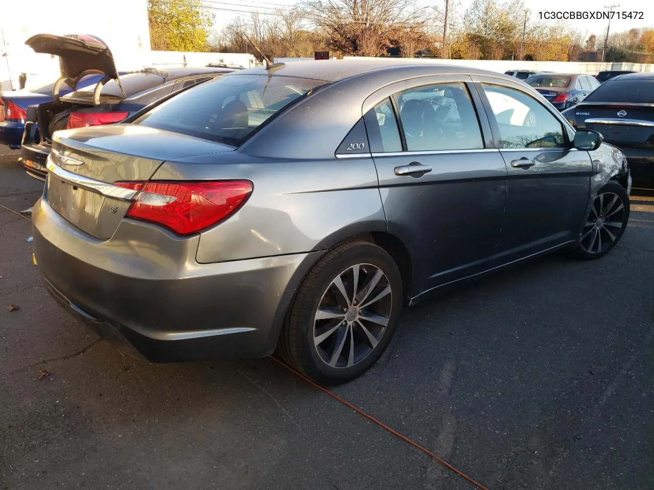 2013 Chrysler 200 Touring VIN: 1C3CCBBGXDN715472 Lot: 78196874