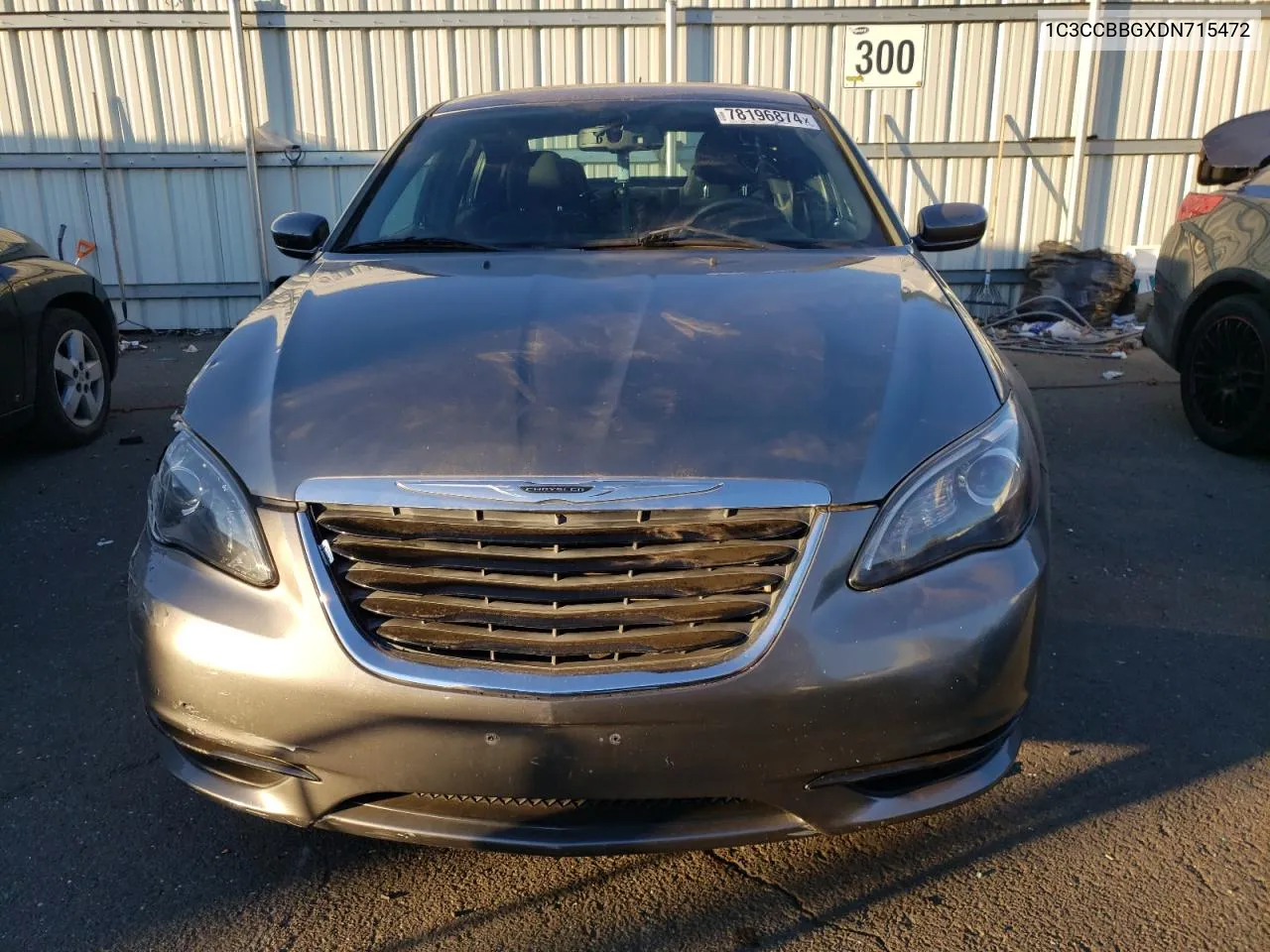 2013 Chrysler 200 Touring VIN: 1C3CCBBGXDN715472 Lot: 78196874