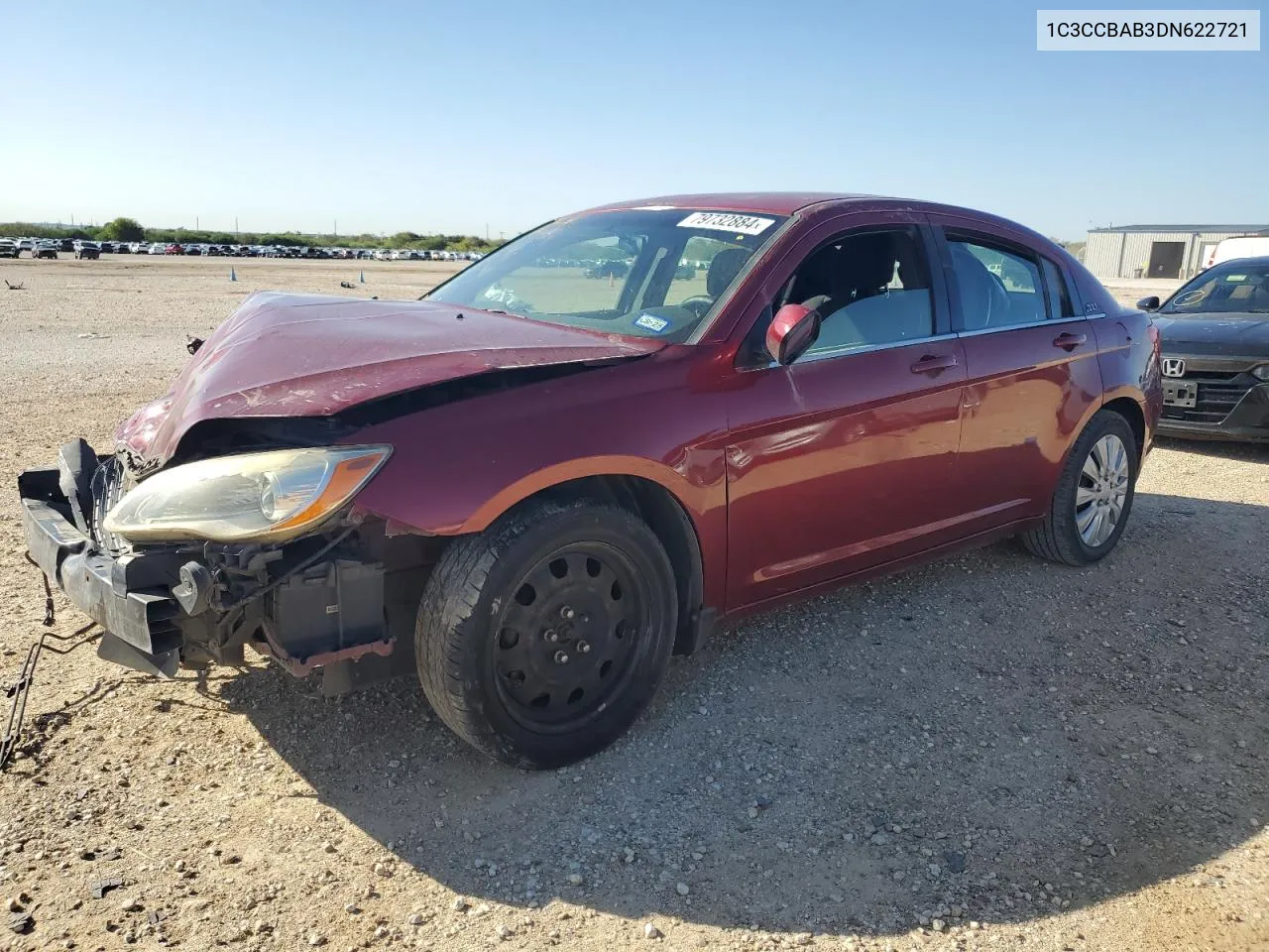 2013 Chrysler 200 Lx VIN: 1C3CCBAB3DN622721 Lot: 79732884