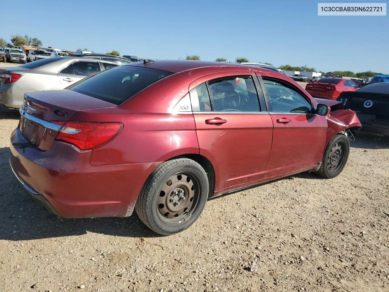 2013 Chrysler 200 Lx VIN: 1C3CCBAB3DN622721 Lot: 79732884