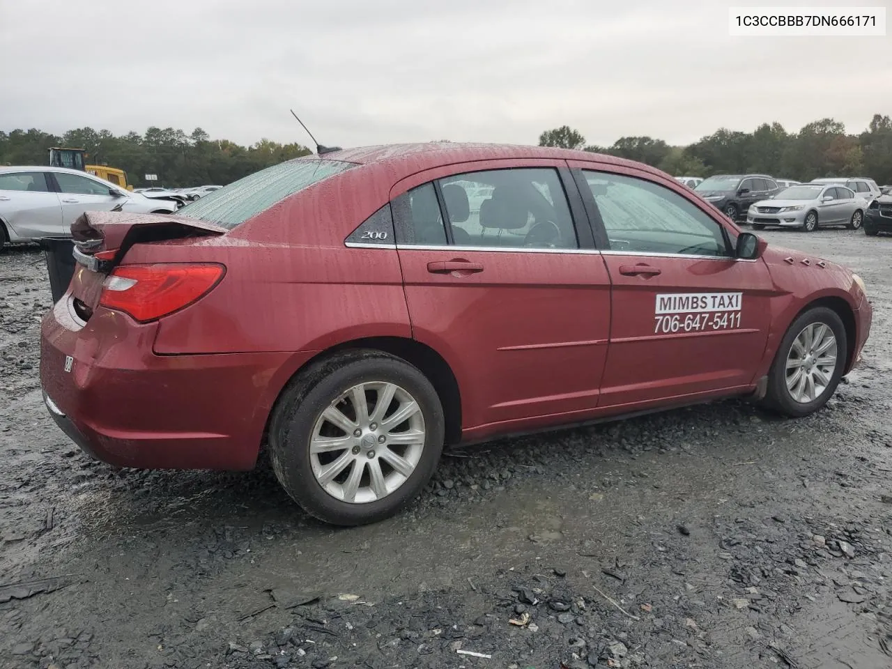 2013 Chrysler 200 Touring VIN: 1C3CCBBB7DN666171 Lot: 79865704