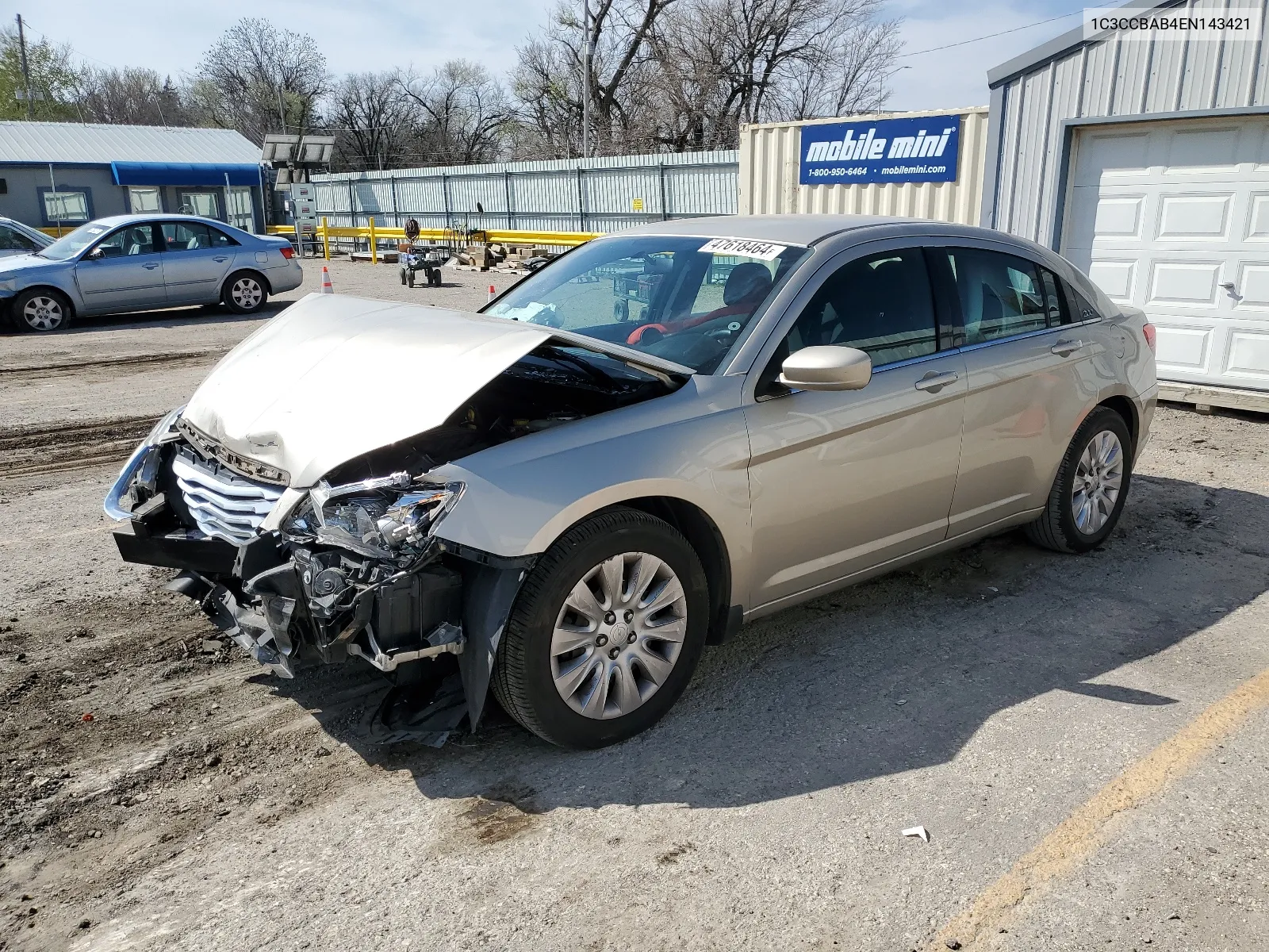 2014 Chrysler 200 Lx VIN: 1C3CCBAB4EN143421 Lot: 47618464