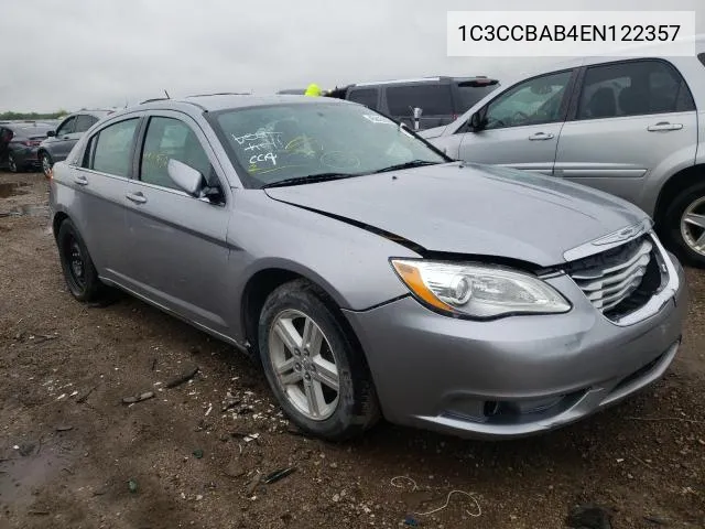 1C3CCBAB4EN122357 2014 Chrysler 200 Lx