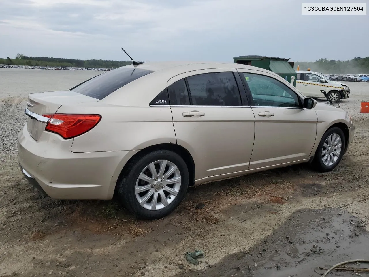 2014 Chrysler 200 Lx VIN: 1C3CCBAG0EN127504 Lot: 50828604