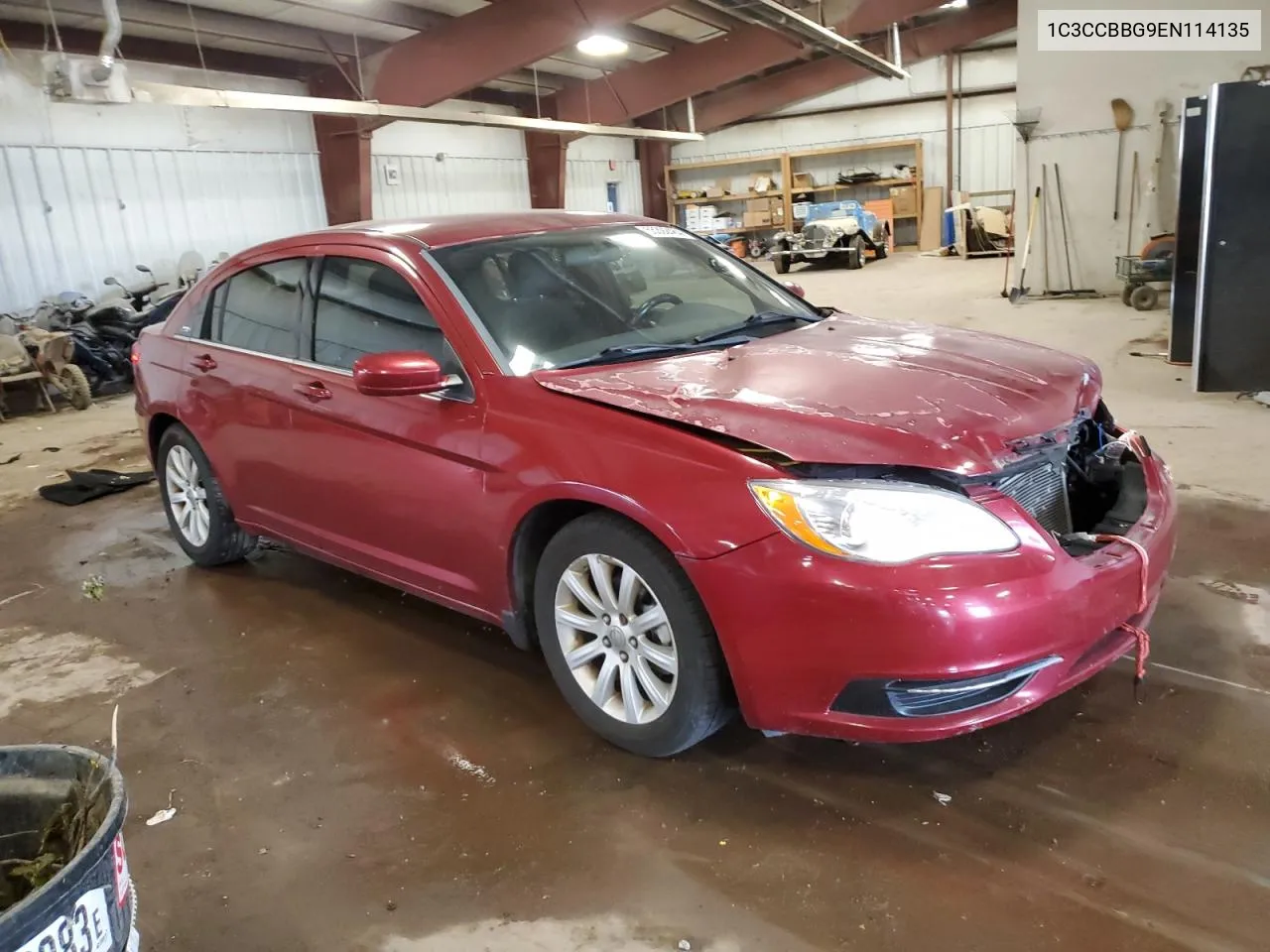 2014 Chrysler 200 Touring VIN: 1C3CCBBG9EN114135 Lot: 55392484