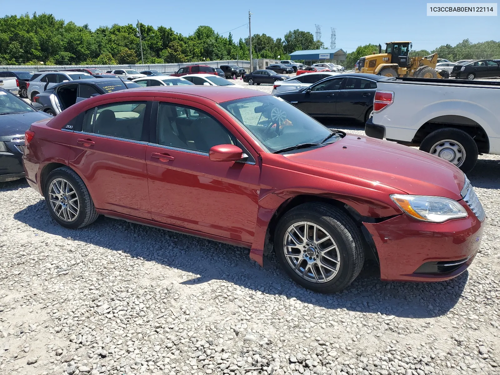 2014 Chrysler 200 Lx VIN: 1C3CCBAB0EN122114 Lot: 57950774