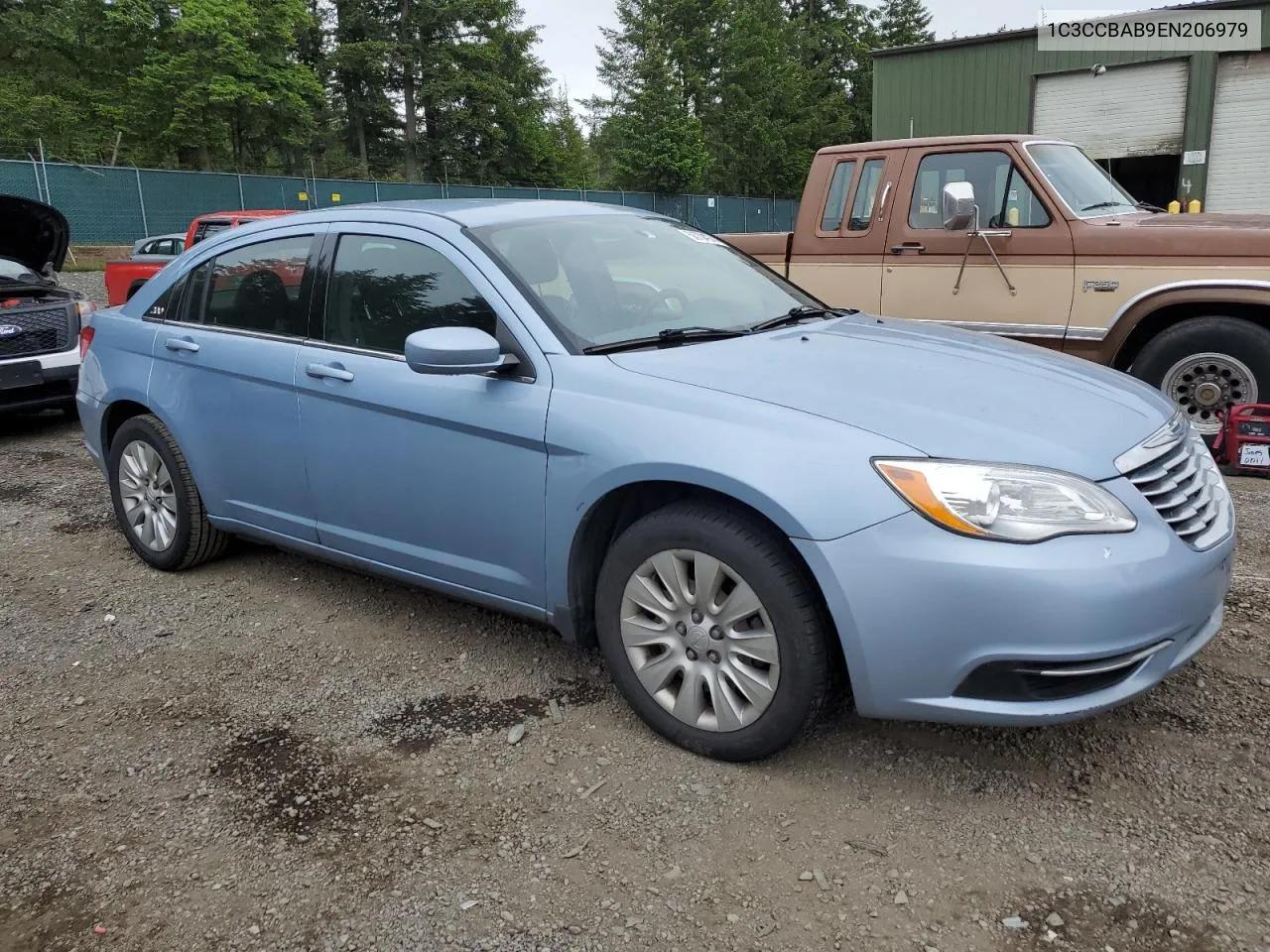 2014 Chrysler 200 Lx VIN: 1C3CCBAB9EN206979 Lot: 58704974