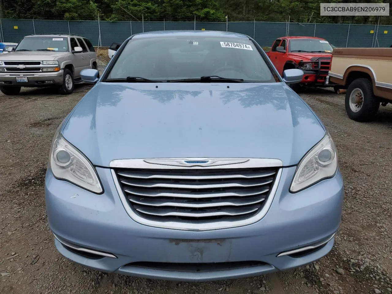 2014 Chrysler 200 Lx VIN: 1C3CCBAB9EN206979 Lot: 58704974