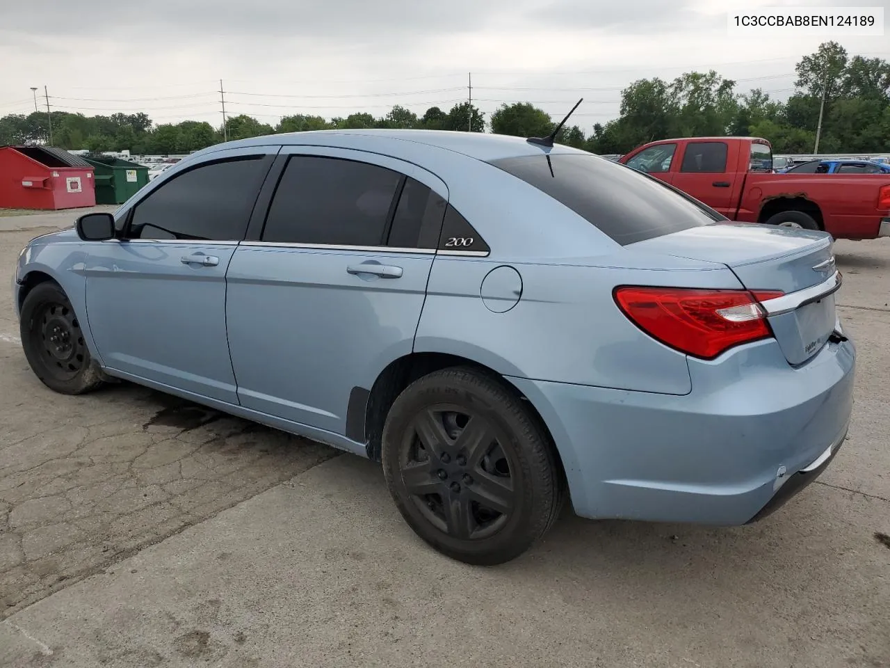 2014 Chrysler 200 Lx VIN: 1C3CCBAB8EN124189 Lot: 60321284