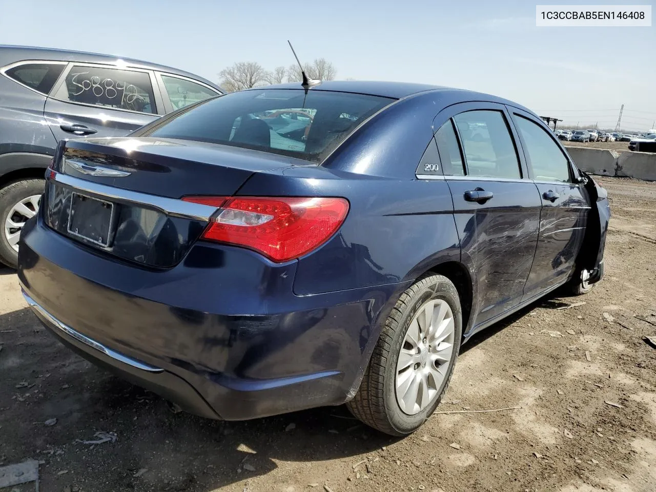 2014 Chrysler 200 Lx VIN: 1C3CCBAB5EN146408 Lot: 64273294