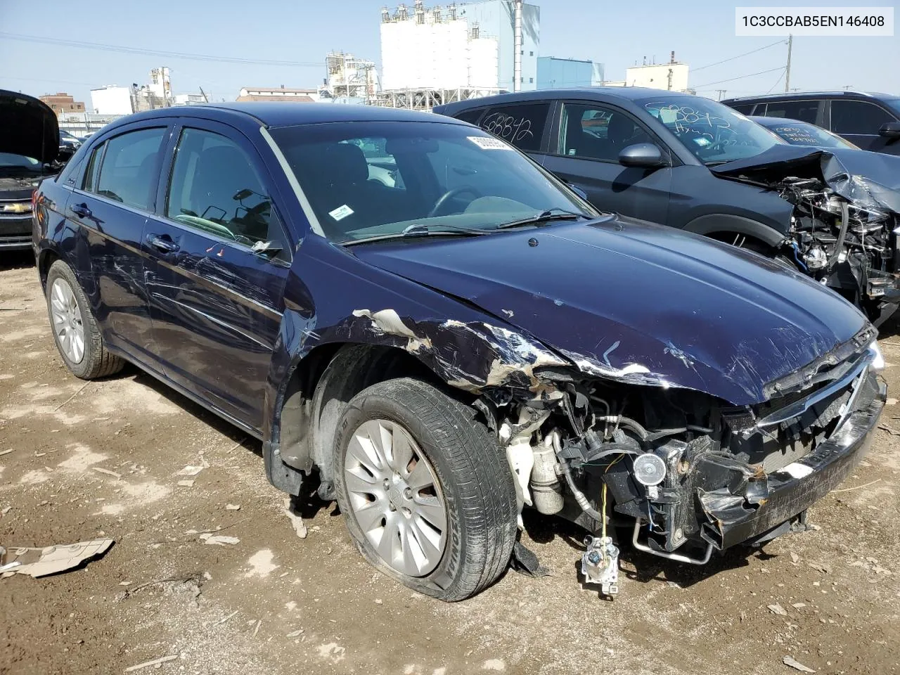 2014 Chrysler 200 Lx VIN: 1C3CCBAB5EN146408 Lot: 64273294