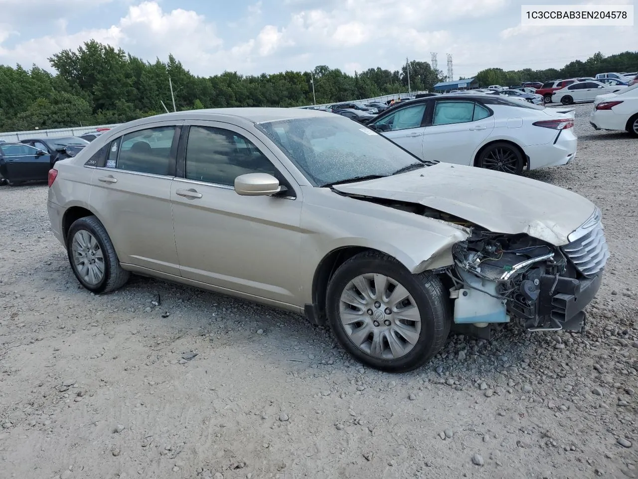 2014 Chrysler 200 Lx VIN: 1C3CCBAB3EN204578 Lot: 65997064