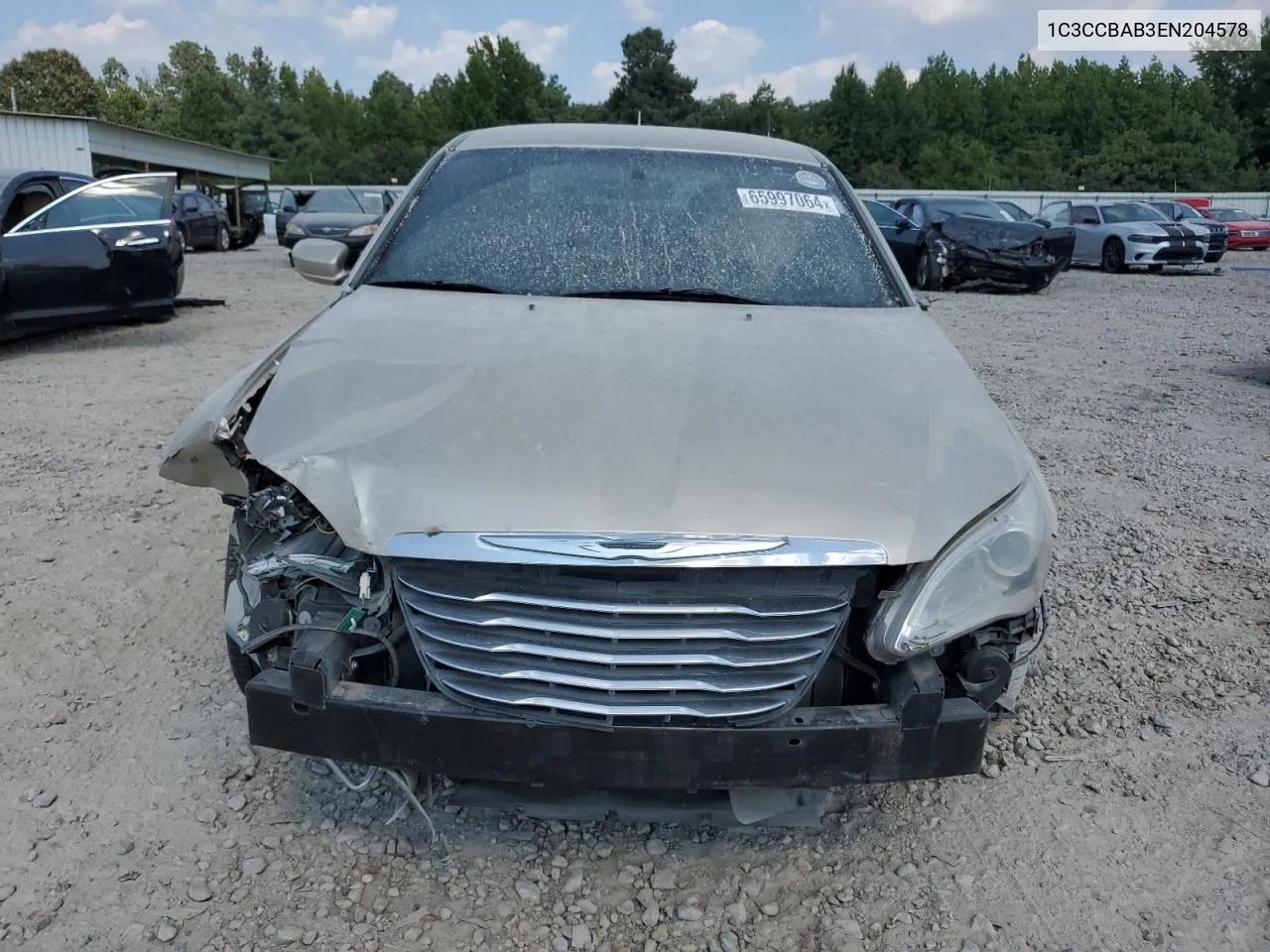 2014 Chrysler 200 Lx VIN: 1C3CCBAB3EN204578 Lot: 65997064