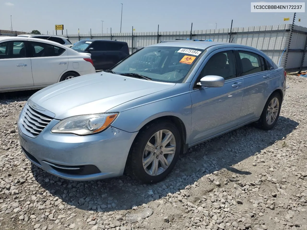 2014 Chrysler 200 Touring VIN: 1C3CCBBB4EN172237 Lot: 66175184