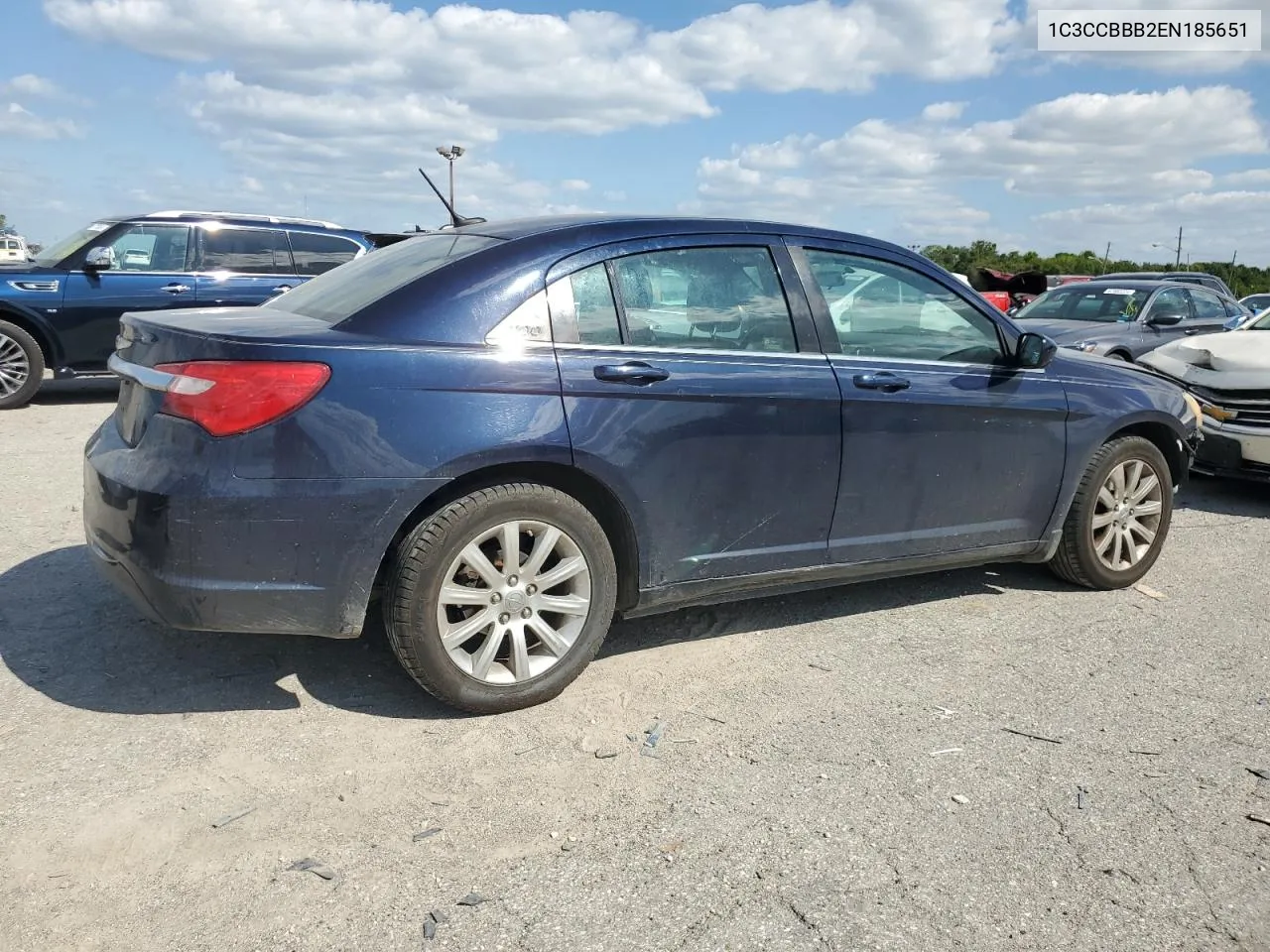 2014 Chrysler 200 Touring VIN: 1C3CCBBB2EN185651 Lot: 67965394