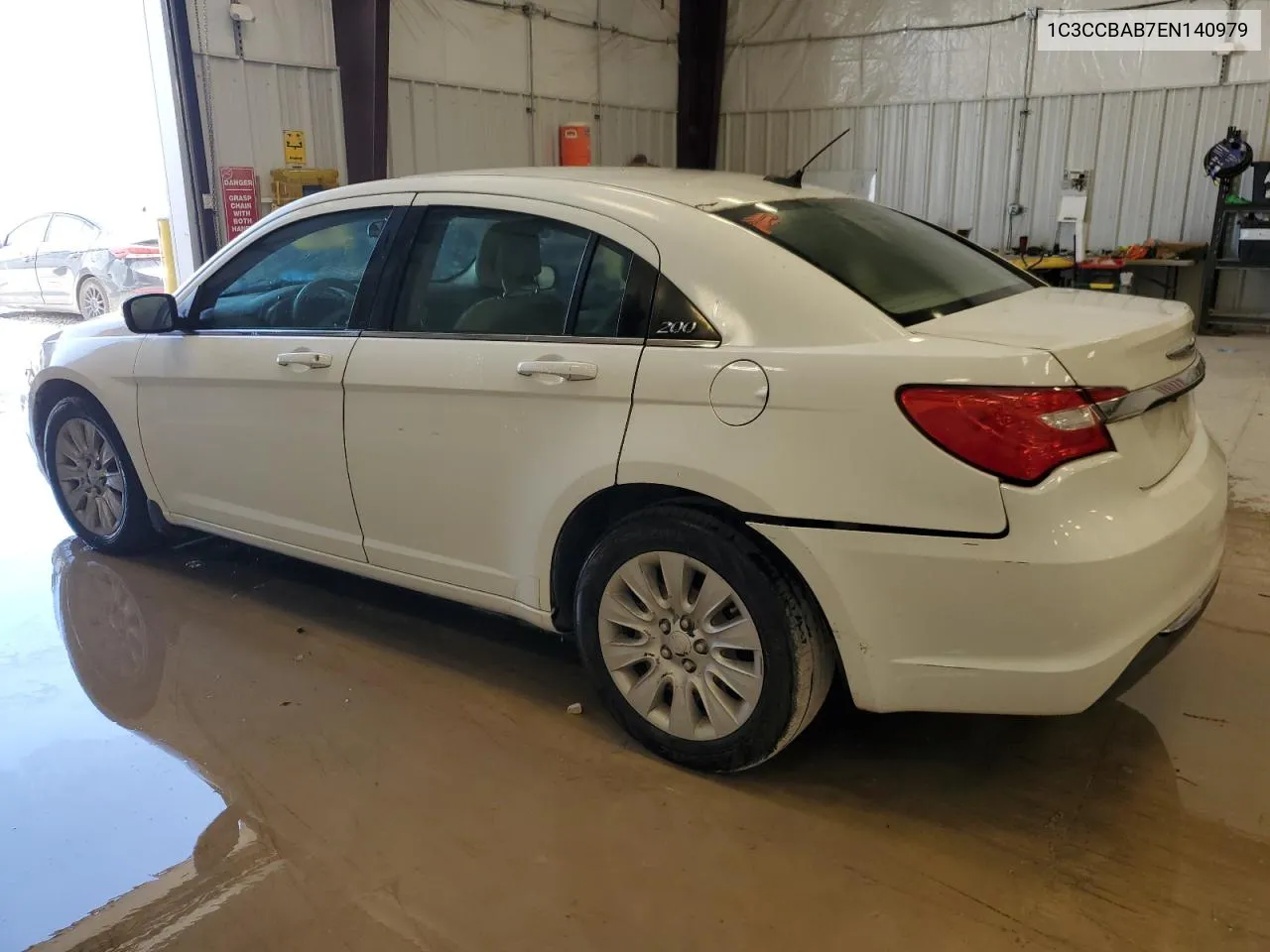 2014 Chrysler 200 Lx VIN: 1C3CCBAB7EN140979 Lot: 68112134