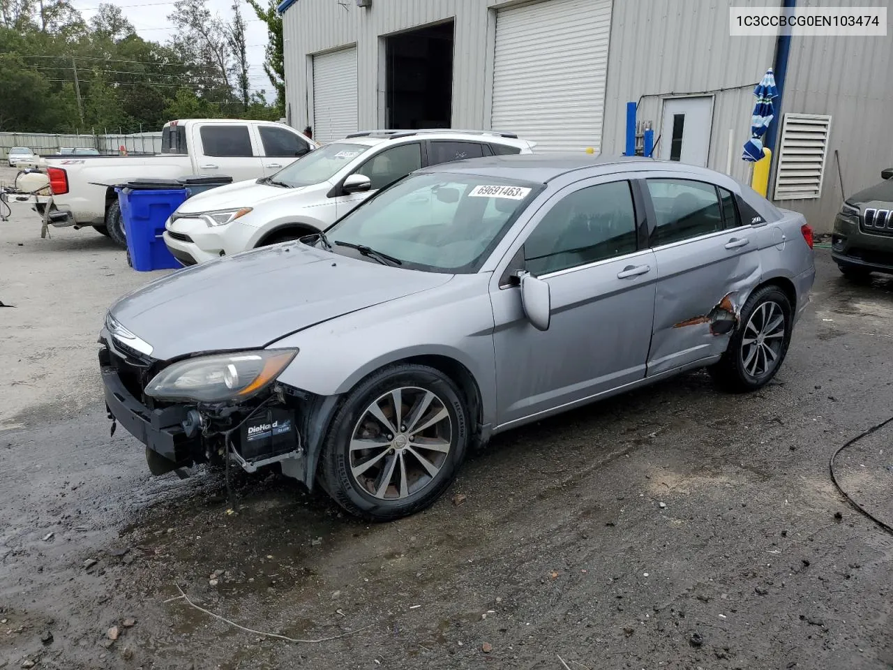 2014 Chrysler 200 Limited VIN: 1C3CCBCG0EN103474 Lot: 68519514