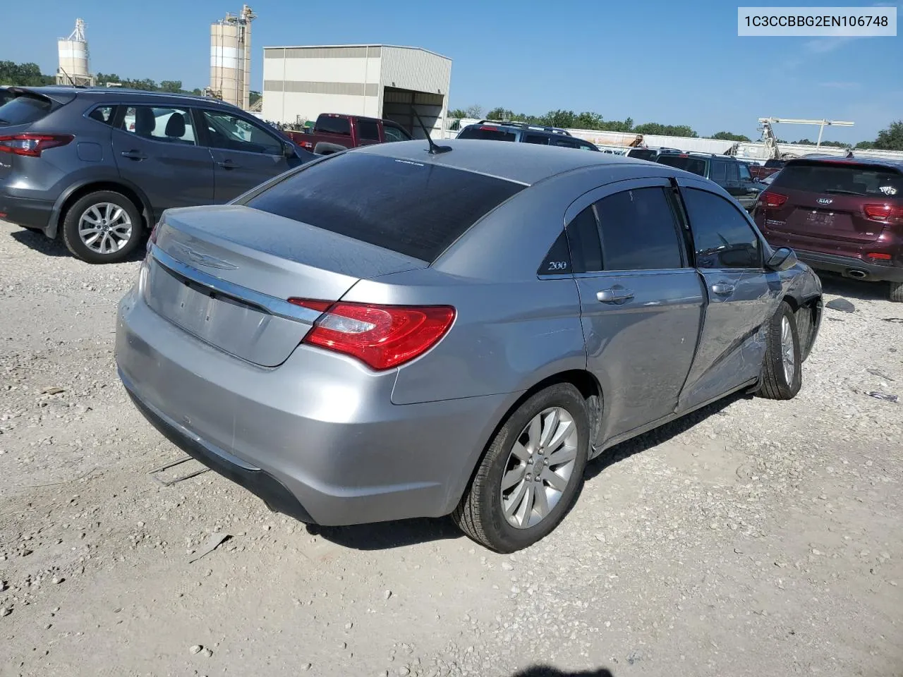 2014 Chrysler 200 Touring VIN: 1C3CCBBG2EN106748 Lot: 68640394