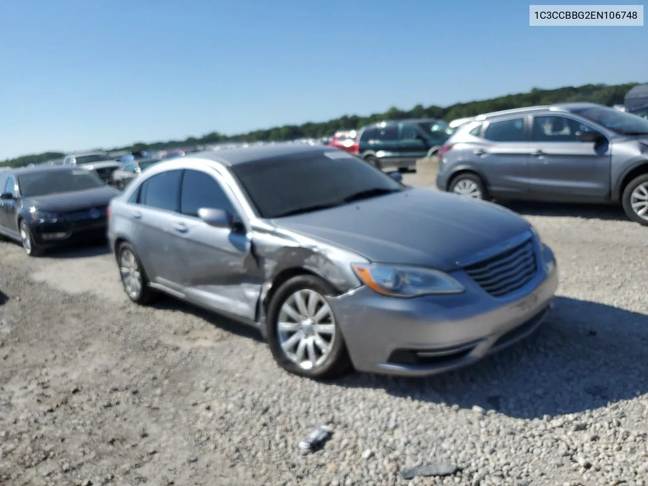 2014 Chrysler 200 Touring VIN: 1C3CCBBG2EN106748 Lot: 68640394