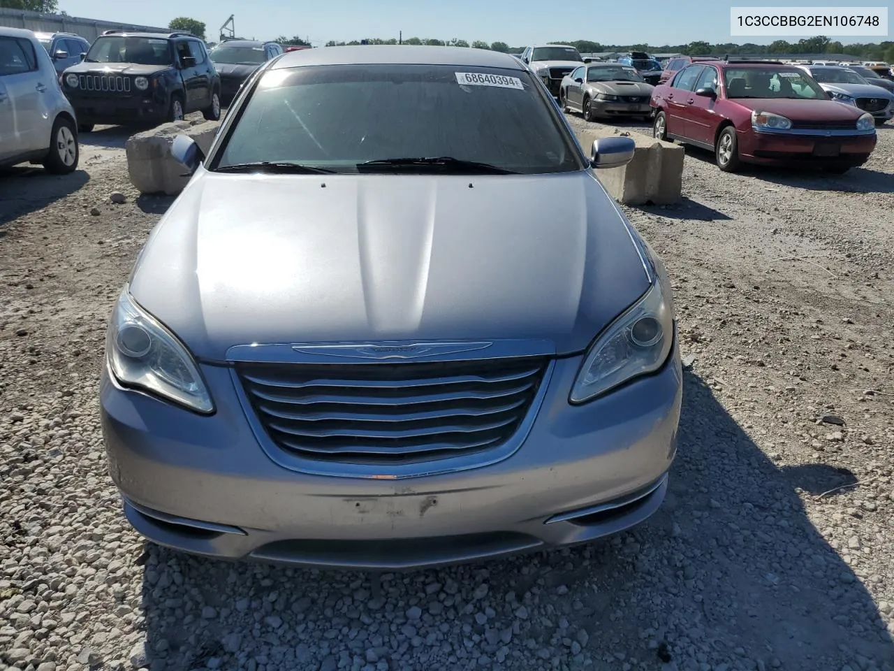 2014 Chrysler 200 Touring VIN: 1C3CCBBG2EN106748 Lot: 68640394