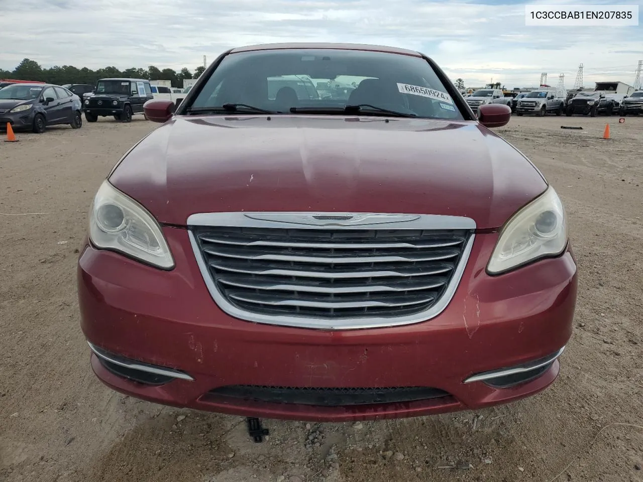 2014 Chrysler 200 Lx VIN: 1C3CCBAB1EN207835 Lot: 68650924