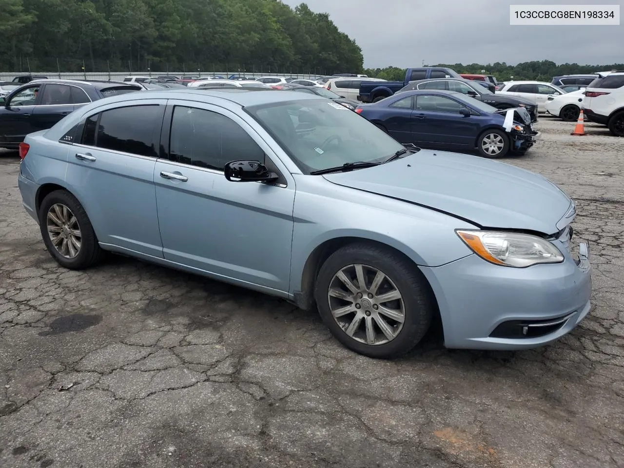 2014 Chrysler 200 Limited VIN: 1C3CCBCG8EN198334 Lot: 71255134