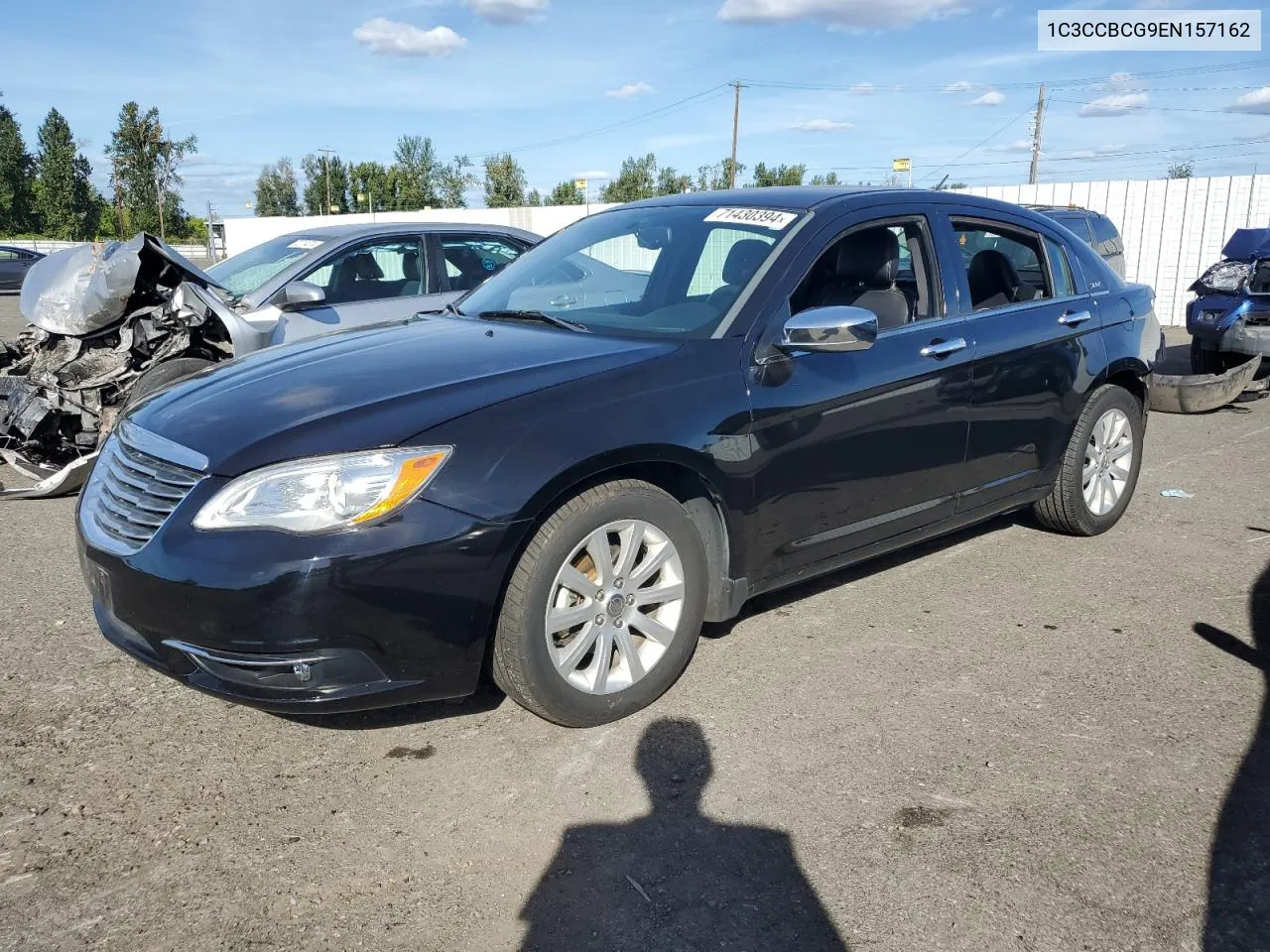 2014 Chrysler 200 Limited VIN: 1C3CCBCG9EN157162 Lot: 71430394