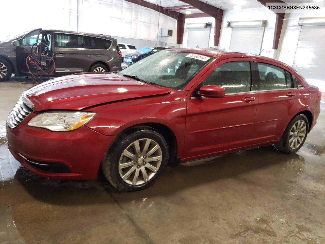 2014 Chrysler 200 Touring VIN: 1C3CCBBG3EN236635 Lot: 72369544