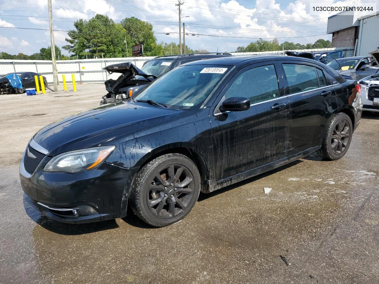 2014 Chrysler 200 Limited VIN: 1C3CCBCG7EN192444 Lot: 72618064