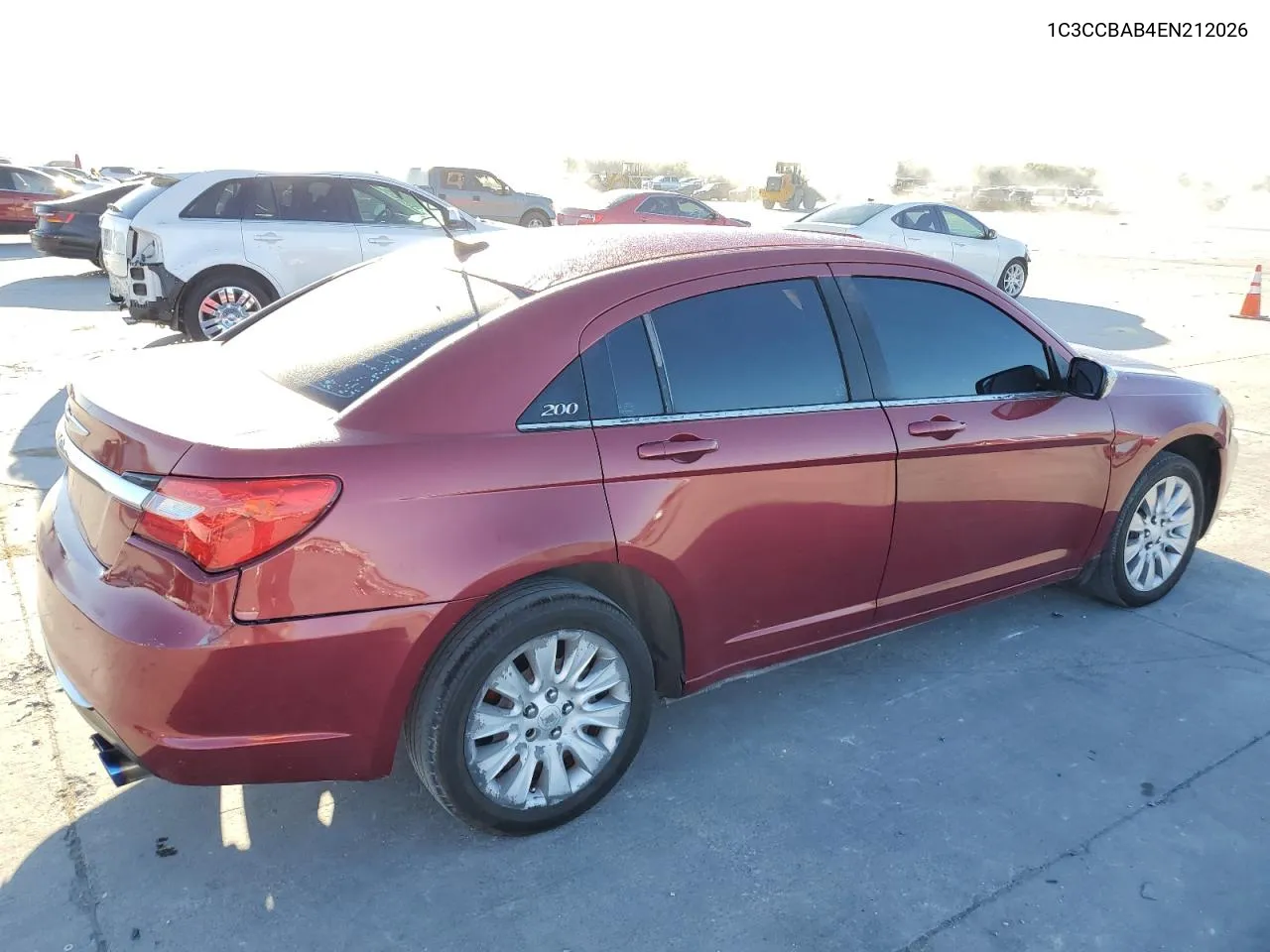 2014 Chrysler 200 Lx VIN: 1C3CCBAB4EN212026 Lot: 73422544