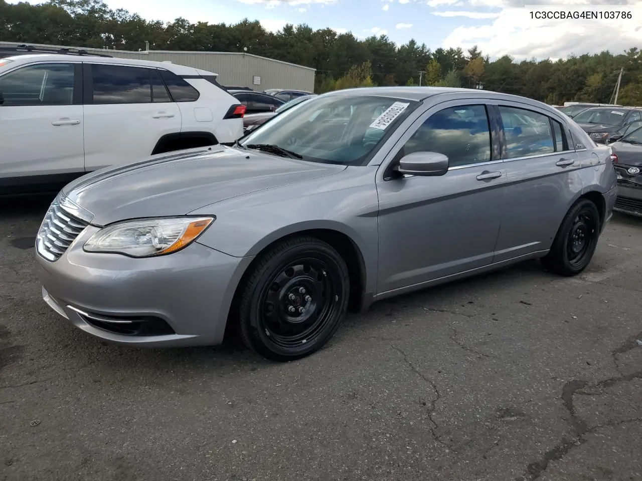 2014 Chrysler 200 Lx VIN: 1C3CCBAG4EN103786 Lot: 75000584