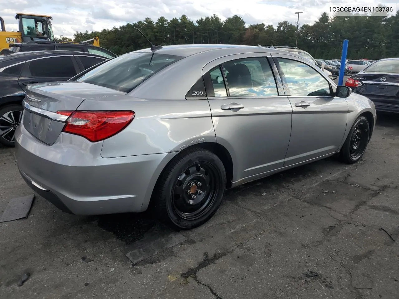 2014 Chrysler 200 Lx VIN: 1C3CCBAG4EN103786 Lot: 75000584