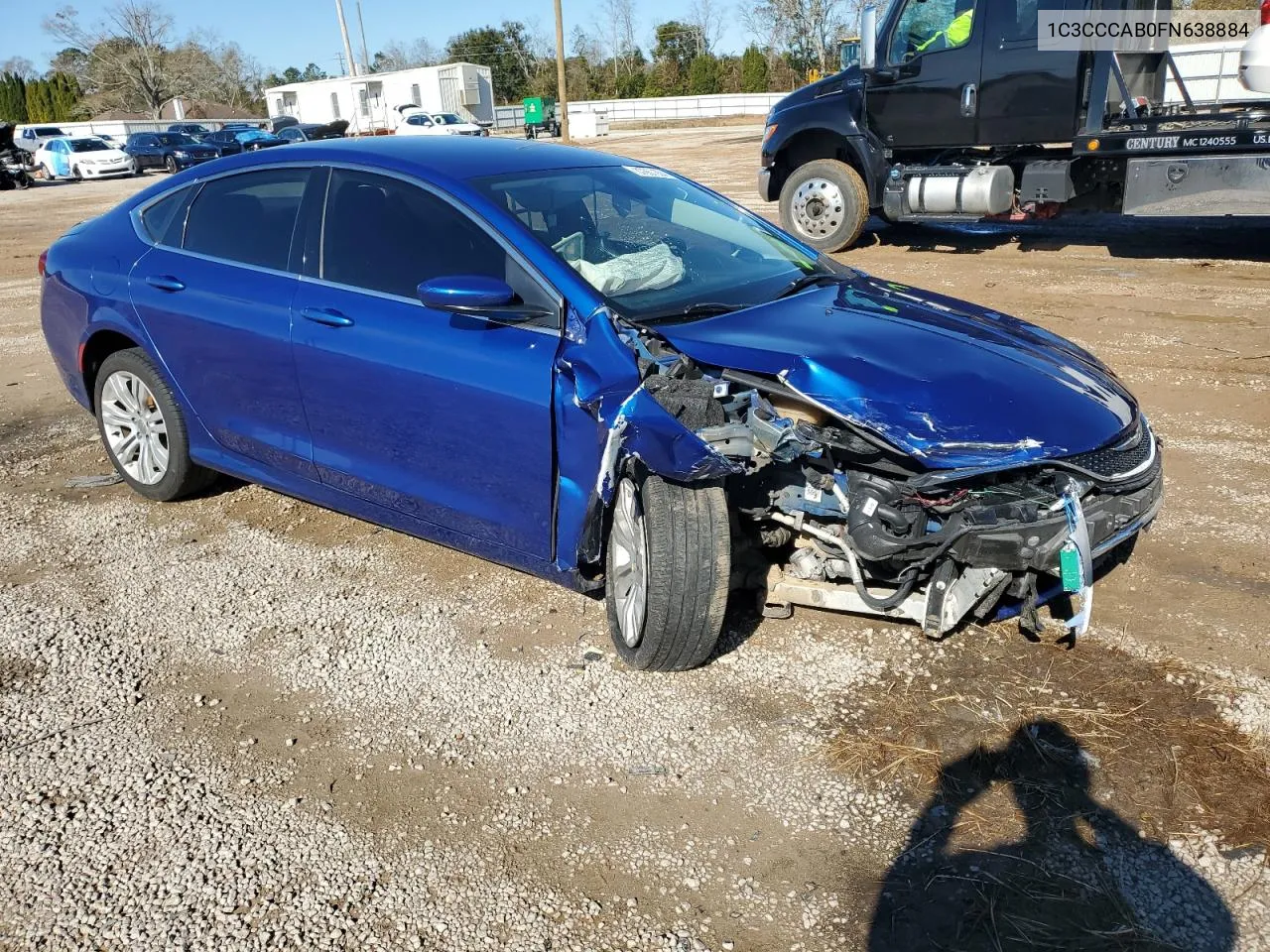 1C3CCCAB0FN638884 2015 Chrysler 200 Limited