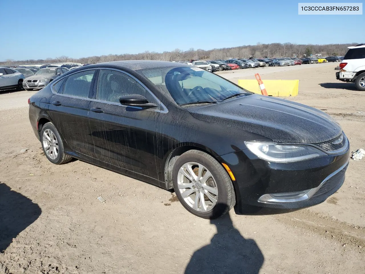 2015 Chrysler 200 Limited VIN: 1C3CCCAB3FN657283 Lot: 42311674