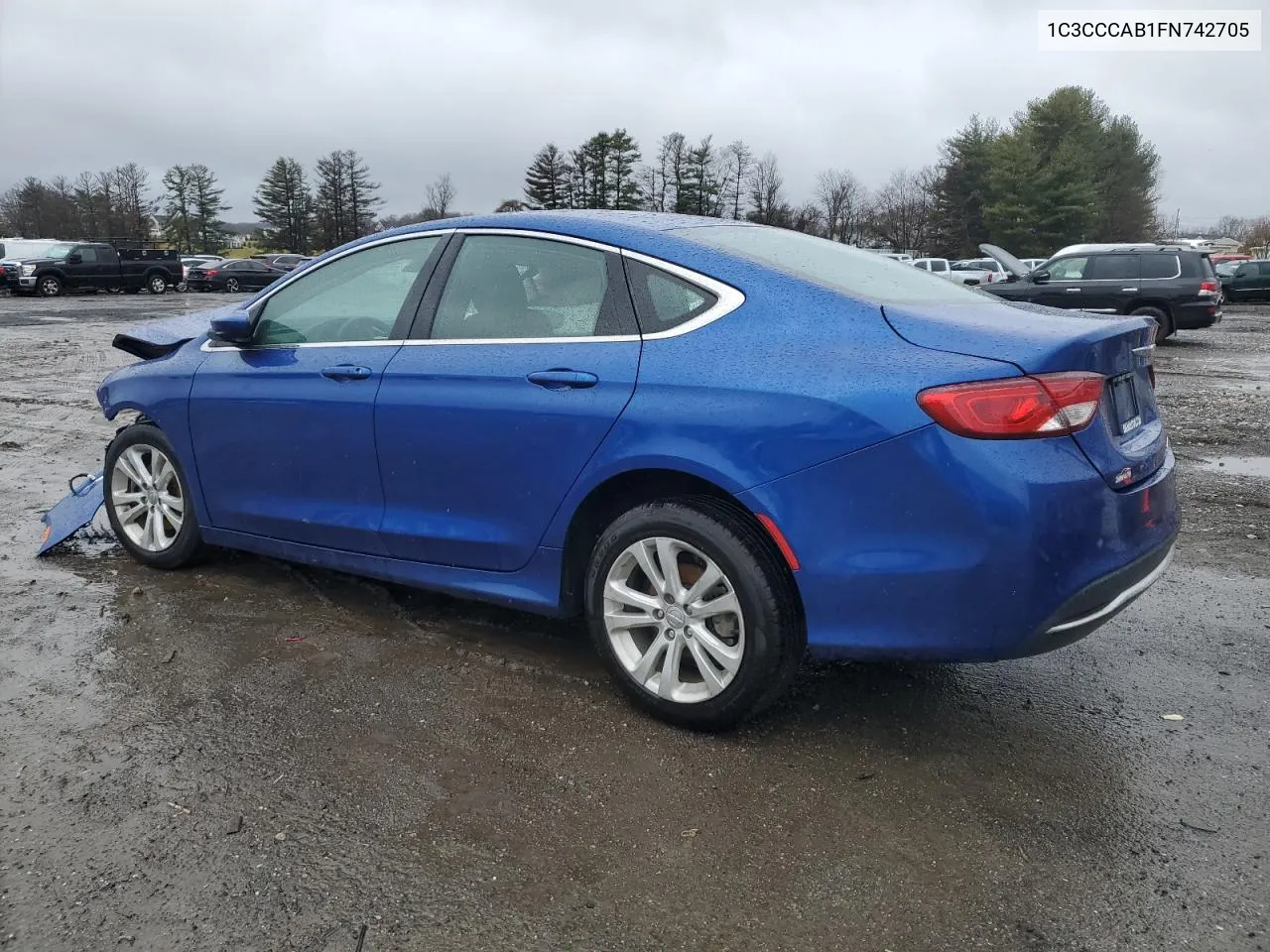 2015 Chrysler 200 Limited VIN: 1C3CCCAB1FN742705 Lot: 45529114