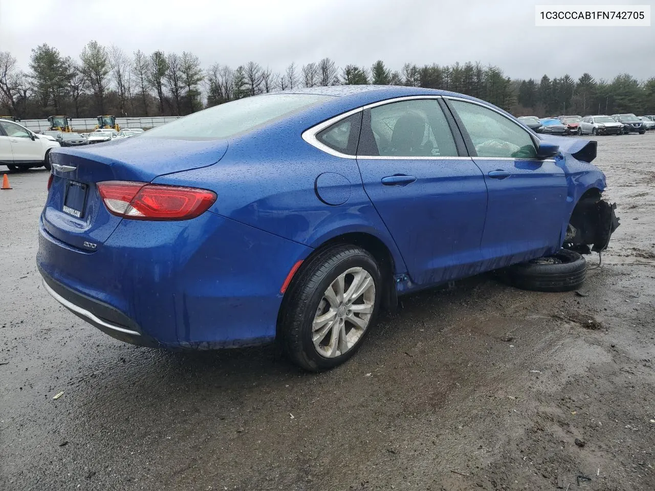 2015 Chrysler 200 Limited VIN: 1C3CCCAB1FN742705 Lot: 45529114