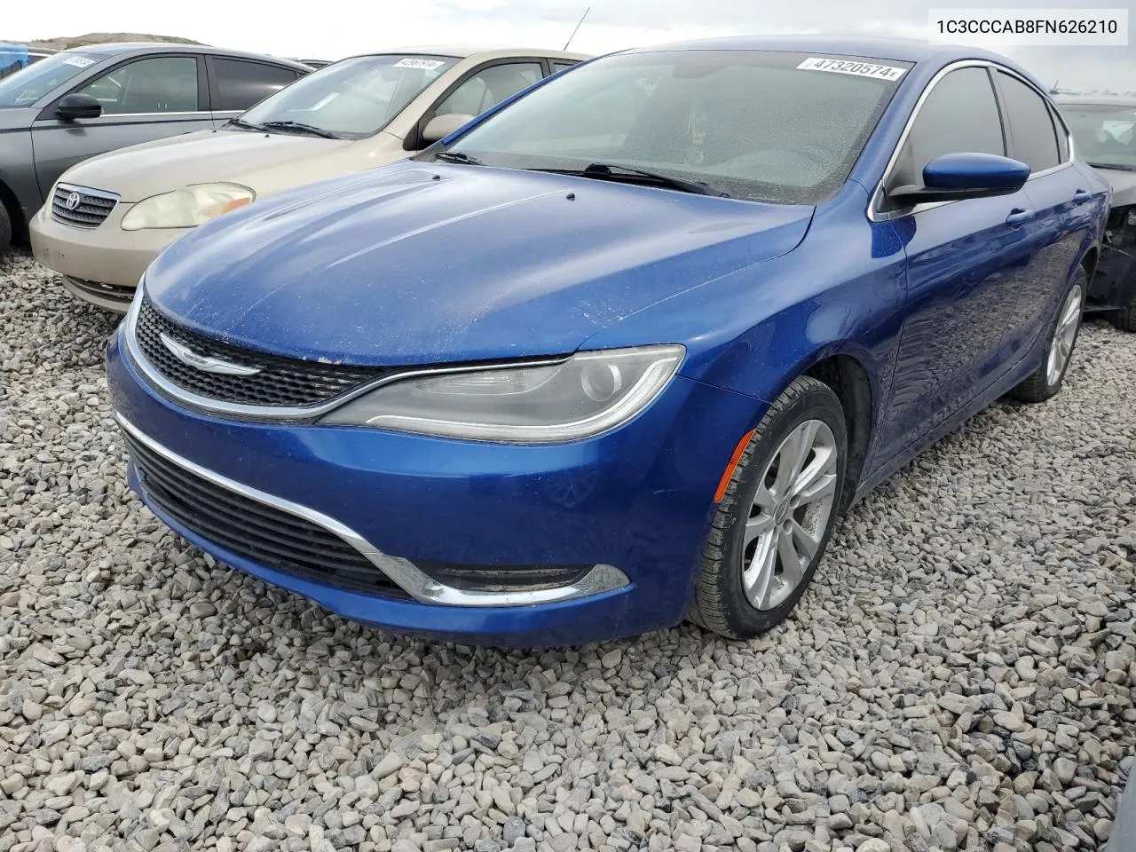 2015 Chrysler 200 Limited VIN: 1C3CCCAB8FN626210 Lot: 47320574